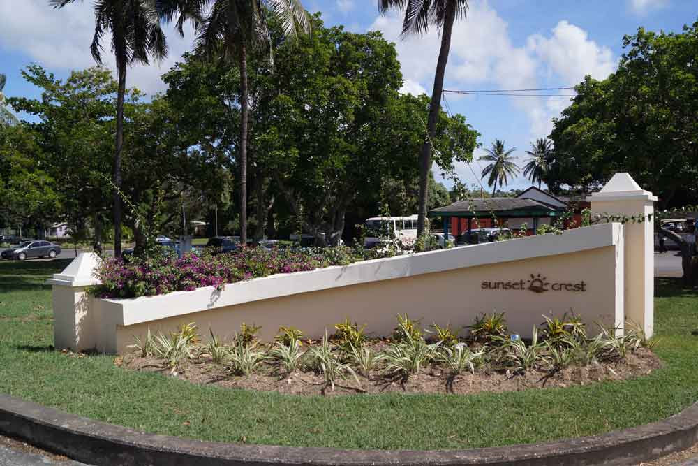 Sunset Crest Entrance Wall Project in 2013